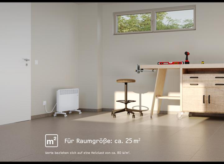 Produktbild Stiebel Eltron EG-50-TR2-PM Konvektor-Heizung Standgerät für ca. 25 m², TÜV geprüft, einfacher Regler (2000 W)