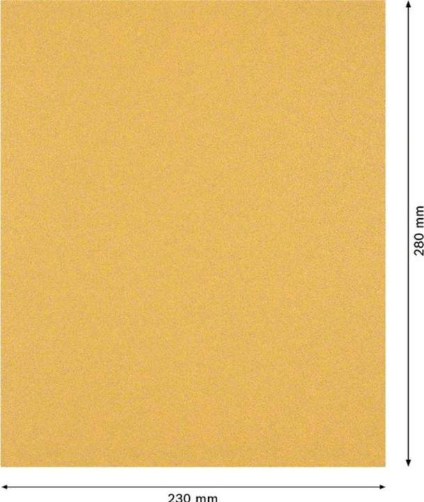 Immagine prodotto Bosch Professional Zubehör Expert C470 Carta vetrata per levigatura manuale, 230 x280 mm, G 80 (80)