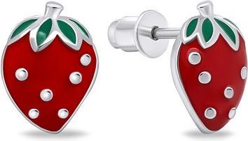 Immagine prodotto Brilio Argento - Bellissimi orecchini in argento Fragole EA708W