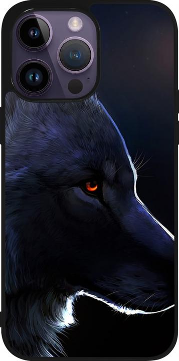 Immagine prodotto PhoneLook Coque Silicone rigide noir Wolf Shape (Apple iPhone 15 Pro Max)