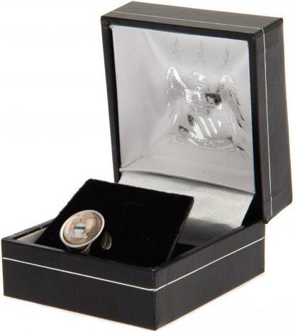 Actual product image Manchester City FC Coat of arms bracelet pendant (1 cm, 100% stainless steel)