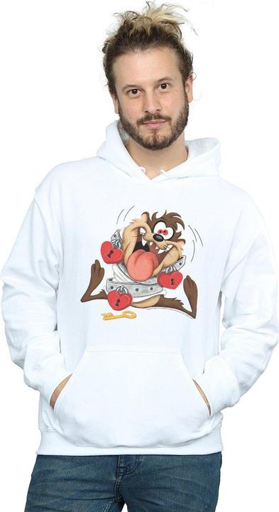 Actual product image Looney Tunes Mens Taz Valentine's Day Madly In Love Hoodie (4XL)