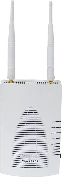 Draytek VigorAP 903, 802.11ac Access Point 5 Gigabit LAN poorten waarvan 1 PoE, 1 (867 Mbit/s)