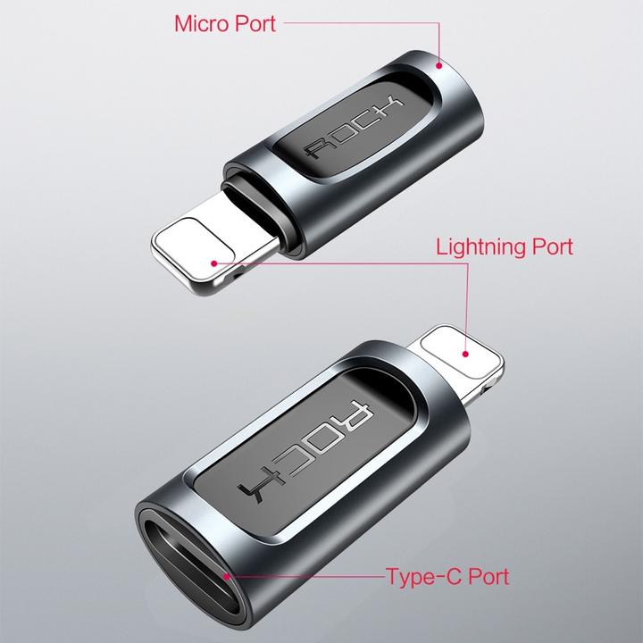 Actual product image Rock USB-C to Lightning Adapter (USB Type C, Lightning)