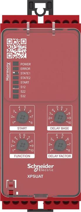 Actual product image Schneider Electric Safety relay 10Fkt 1circuit PLe/Kat4/SIL3 3Suv+3Sv 0.1-900s 1Ö 2T 24V SK