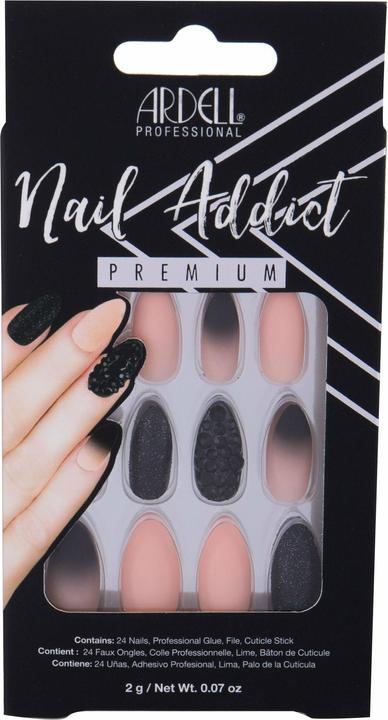 Produktbild Ardell Nail Addict - Nail Addict Black Stud & Pink Ombre (Künstliche Wimpern)