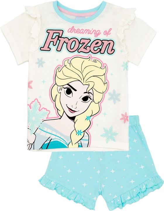 Actual product image Disney Frozen Girls Short-Sleeved Pyjama Set (122)