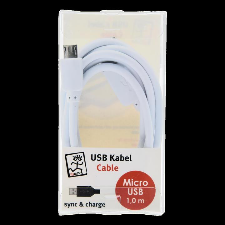 Actual product image 2GO 795202 USB Cable USB B Micro-USB B (1 m, USB 3.2 Gen 1)
