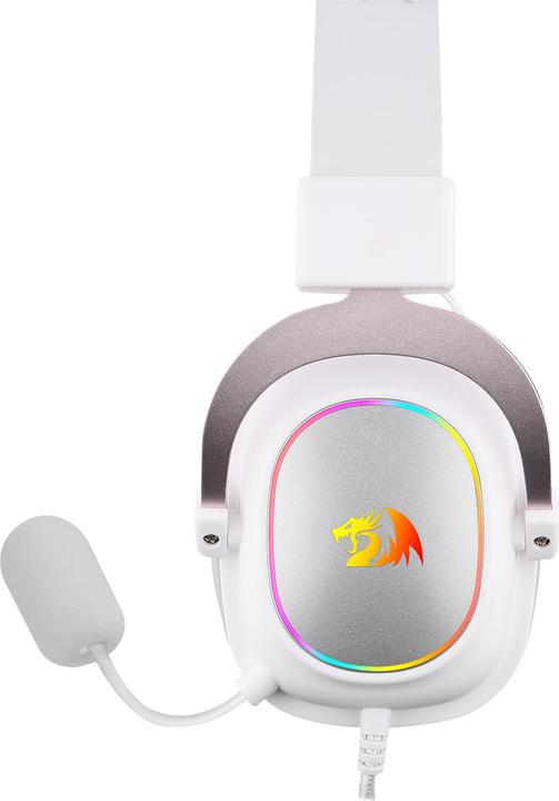 Produktbild Redragon Słuchawki H510 Zeus-X RGB Białe (H510W-RGB) (Kabelgebunden)