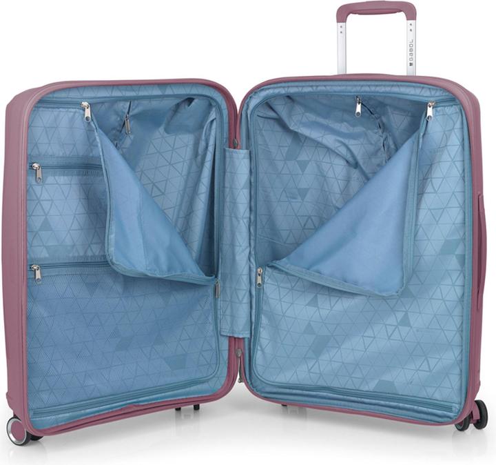 Actual product image Gabol Queens 4-wheel suitcase set 3-piece with stretch fold (223 l, XL (from 140l))