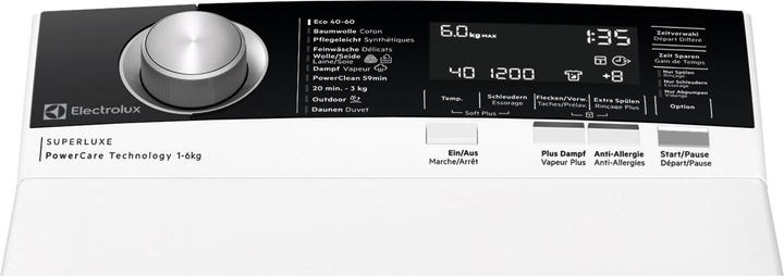 Image du produit Electrolux WASL5T500 (6 kg, Arrière, Fiche CH)