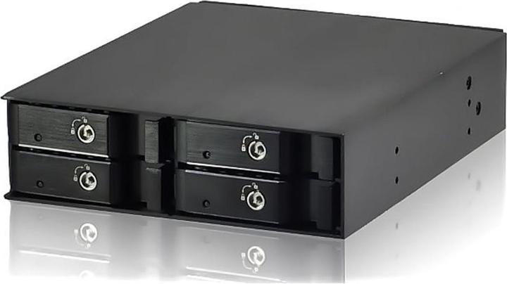 Actual product image JJ Computer JOUJYE JJ-1044M-SS 4 X SAS/SATA I II III enclosure for storage drives 6.4 cm 2.5 inch