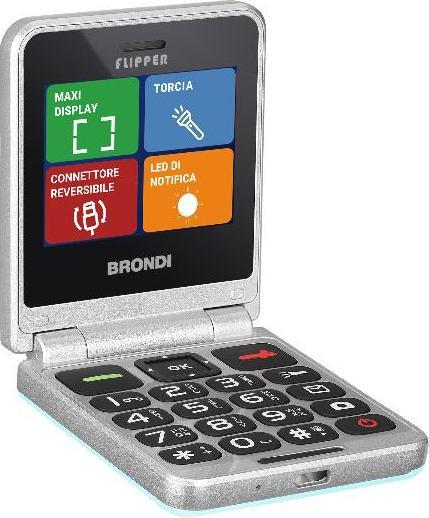 Produktbild Brondi Flipper – Senioren-Handy, Grün