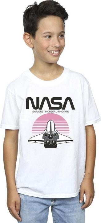 Actual product image Nasa Boys Space Shuttle Sunset T-Shirt (152, 158)