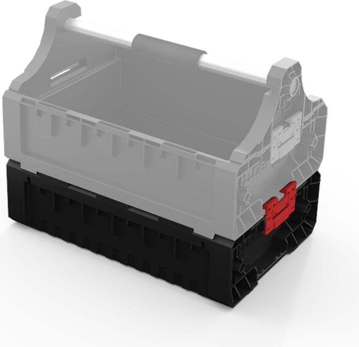 Produktbild Tool Brothers Toolbrothers RHINO L Werkzeug Box ECO stapelbar 450 x 310 x 130 mm 9 l IP54