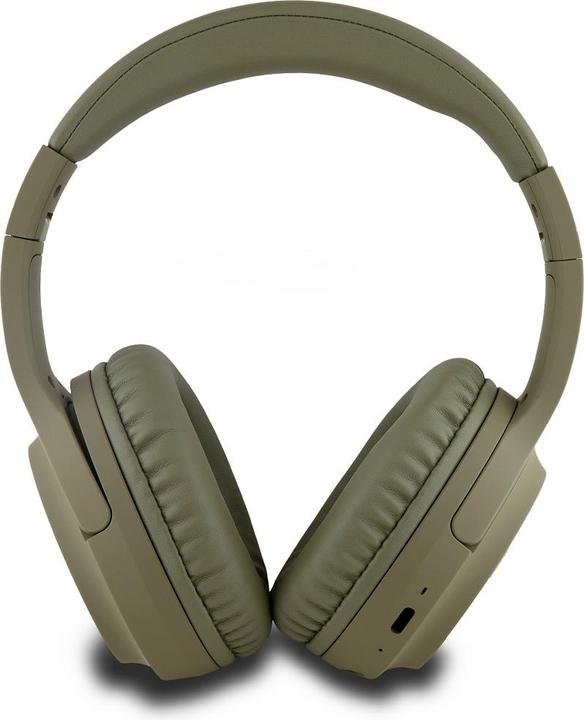 Actual product image DKNY PU Leather Arch Logo Bluetooth Stereo Headphone Green (30 h, Wireless)