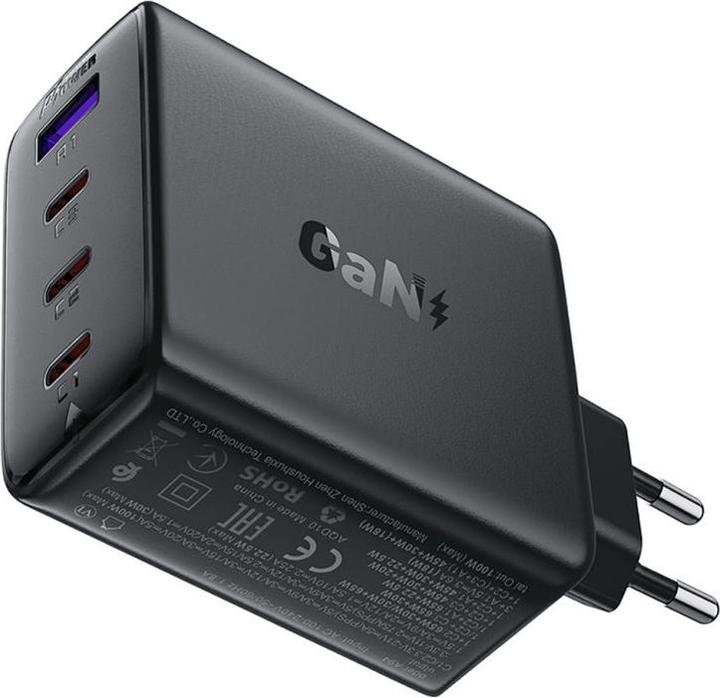 Image du produit Acefast A94 GaN Fast Wall Charger Chargeur 100W (100 W)