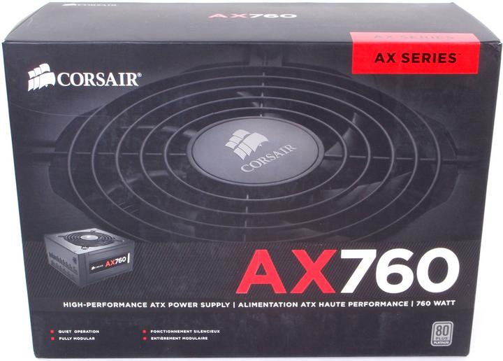 Actual product image Corsair AX760 power supply unit (760 W)
