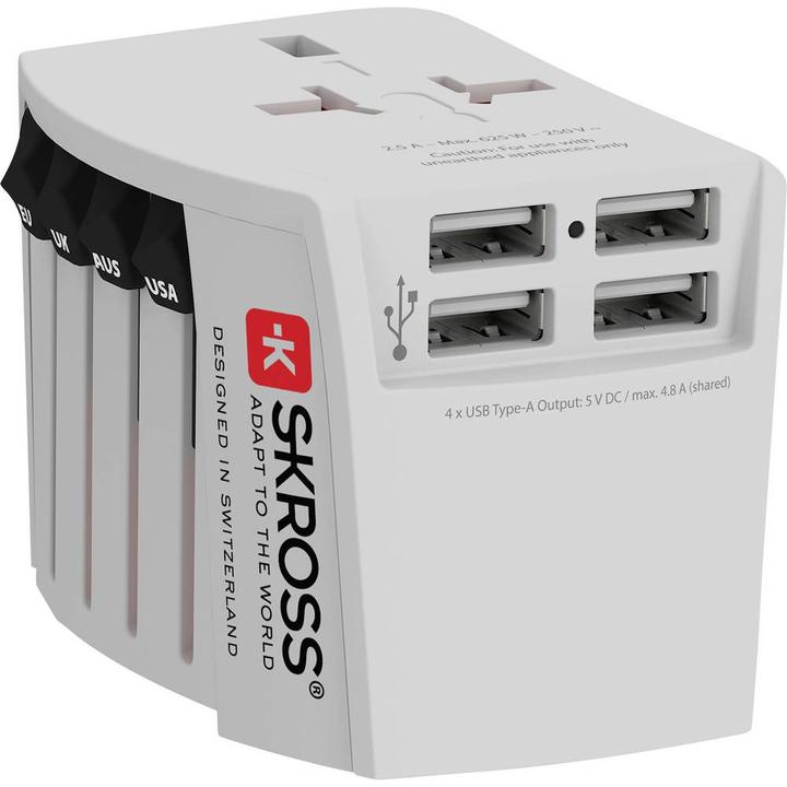 Actual product image Skross Travel adapter MUV USB