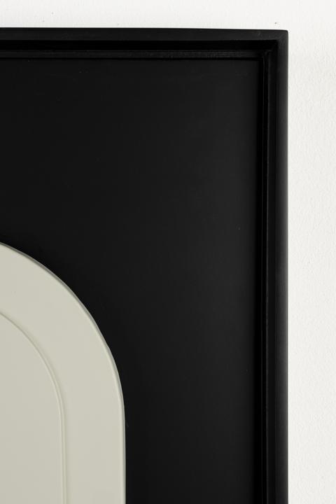 Actual product image Zuiver August Wall Art Black/White