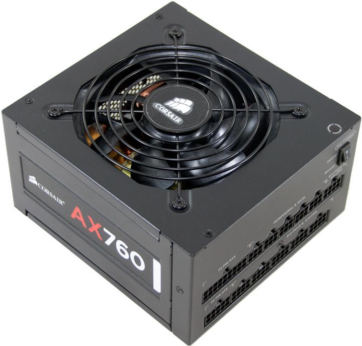 Actual product image Corsair AX760 power supply unit (760 W)