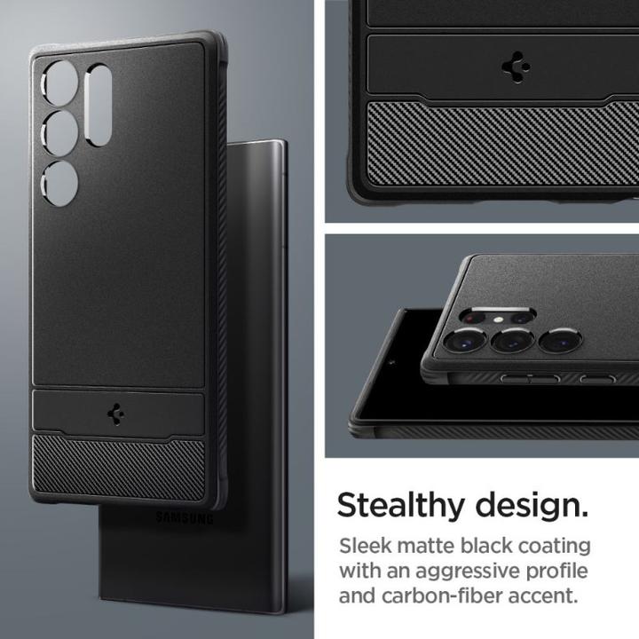 Actual product image Spigen Rugged Armor (Samsung Galaxy S23 Ultra)