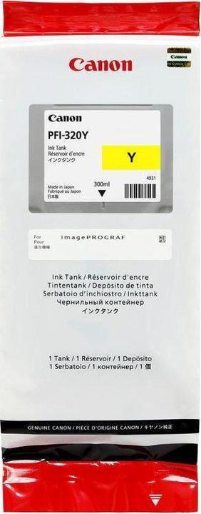 Image du produit Canon à encre PFI-320Y, jaune (Y)