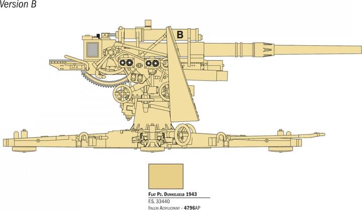 Produktbild 1:56 8.8cm Flak 37 w/ crew (+ 7 figures)