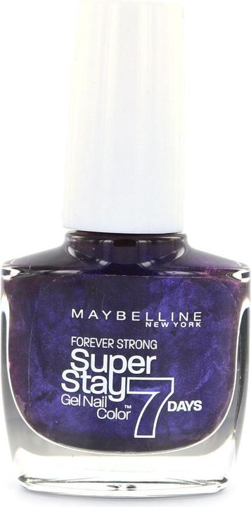 Actual product image Maybelline New York Maybelline Forever Strong Super Stay 7 Days Varnish 10ml Purple Reflects