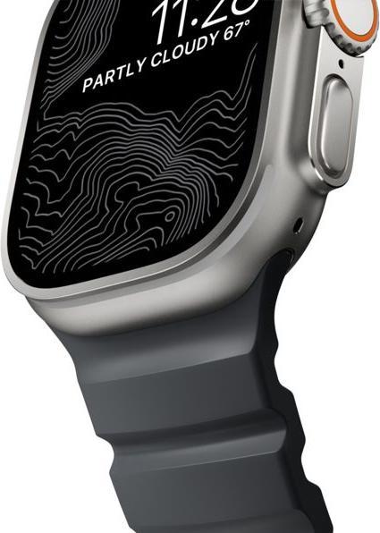 Actual product image Nomad Rocky Point Band 42/44/45/49mm Storm (44 mm, FKM)