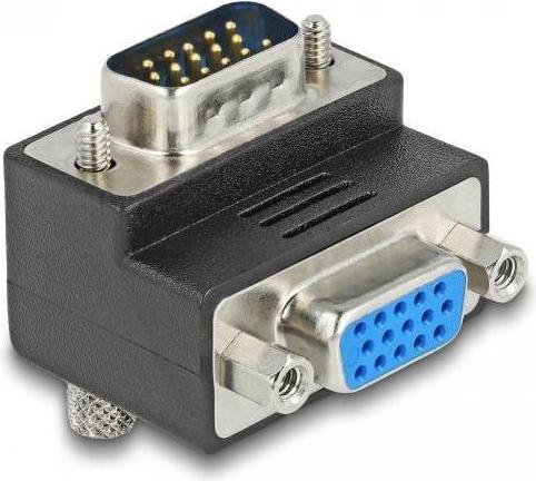 Image du produit Delock Adaptateur VGA mâle vers VGA femelle 270ø (VGA, 3 cm)