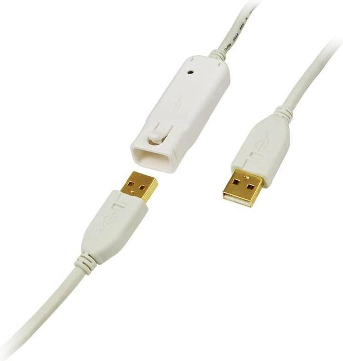 Actual product image LogiLink USB 2.0 extension cable (12 m, USB 2.0, 2.50 W)
