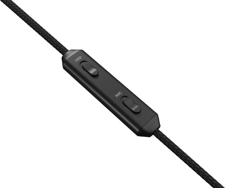 Actual product image Genesis Słuchawki SŁUCHAWKI NAUSZNE NEON 613 RGB Z MIKROFONEM PODŚWIETLENIE CZARNE (Cable)