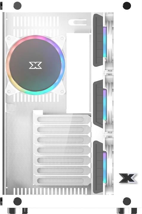 Image du produit Xigmatek Boitier Moyen Tour ATX compatible Aquarius Plus RGB avec panneaux vitrés (Blanc)