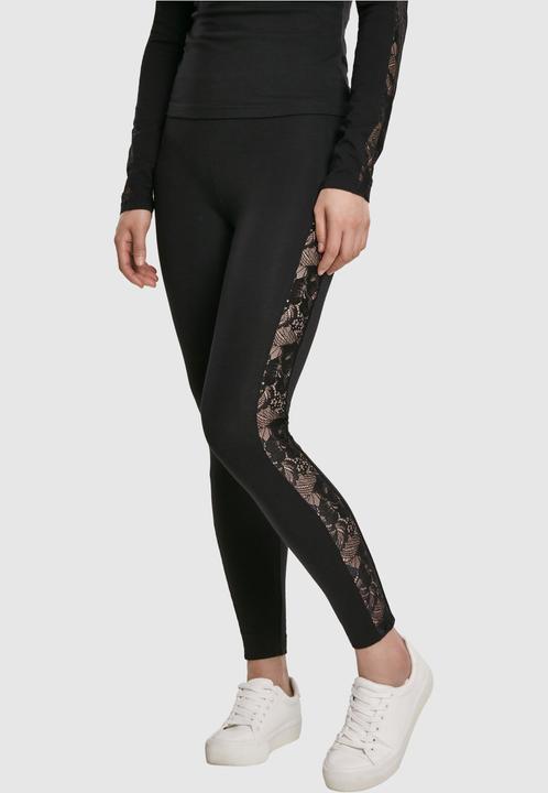 Produktbild Urban Classics Ladies Lace Striped Leggings (XL)