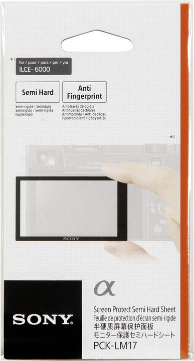 Produktbild Sony Pck-Lm17 (Displayschutz, ILCE-6000)