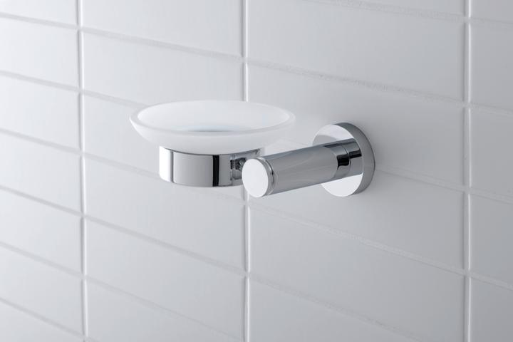 Actual product image Duravit Soap holder D-CODE with dish right chrome