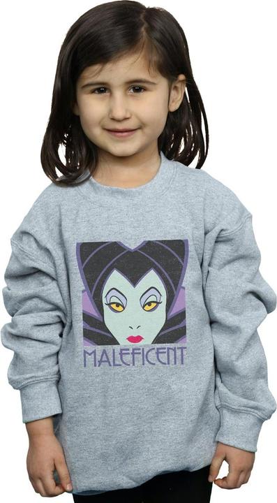 Immagine prodotto Disney Maleficent Cropped Head Felpa Ragazze (128)