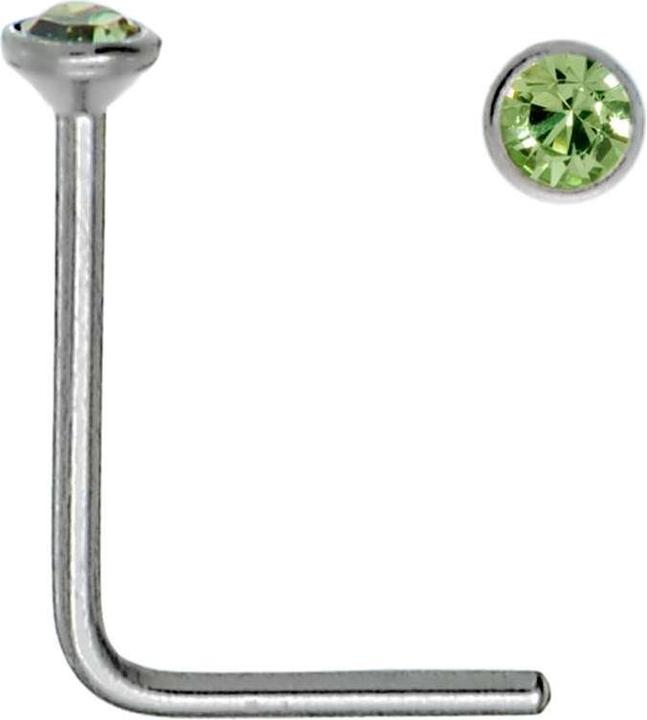 Actual product image Bijouteria Nose piercing (Stainless steel, Crystal)