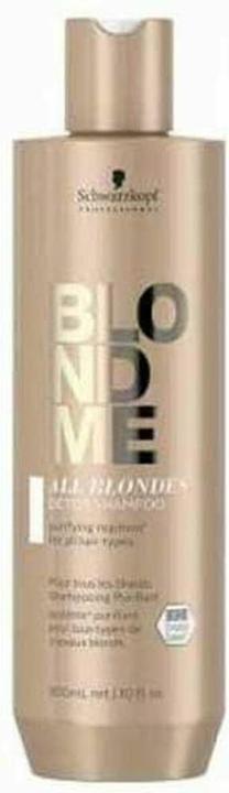 Schwarzkopf Professional Blond Me All Blondes Detox Shampoo-300 ml (300 ml, Flüssiges Shampoo)