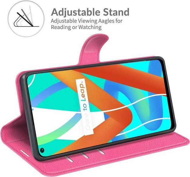 Produktbild MU Classic Litchi Leder Bookcover Series (Realme 8 5G)