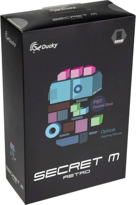Actual product image Ducky Secret M Retro Gaming Mouse (Cable)
