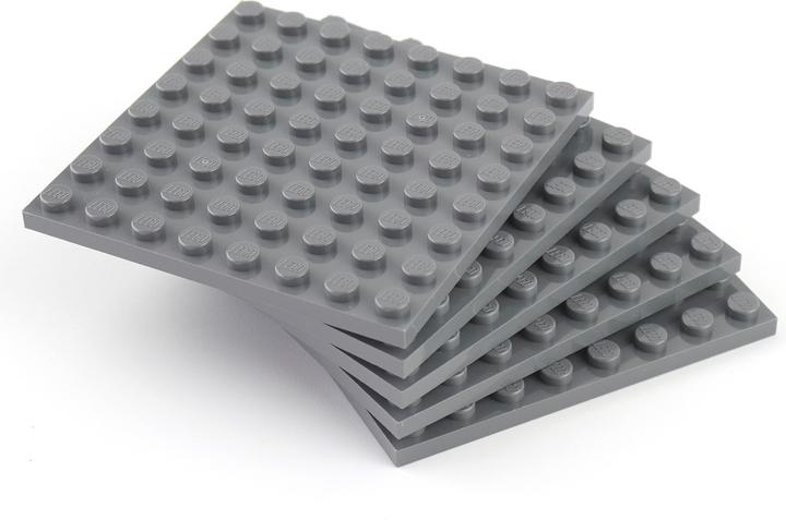 Produktbild LEGO 8x8 Bauplatten Dunkelgrau - Platten Beidseitig bebaubar - Star Wars 41539 Menge 25x (41539, LEGO Zubehör)