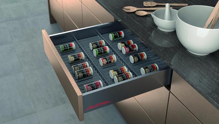 Actual product image Agoform SALSA professional spice tray for BLUM LEGRABOX pure M