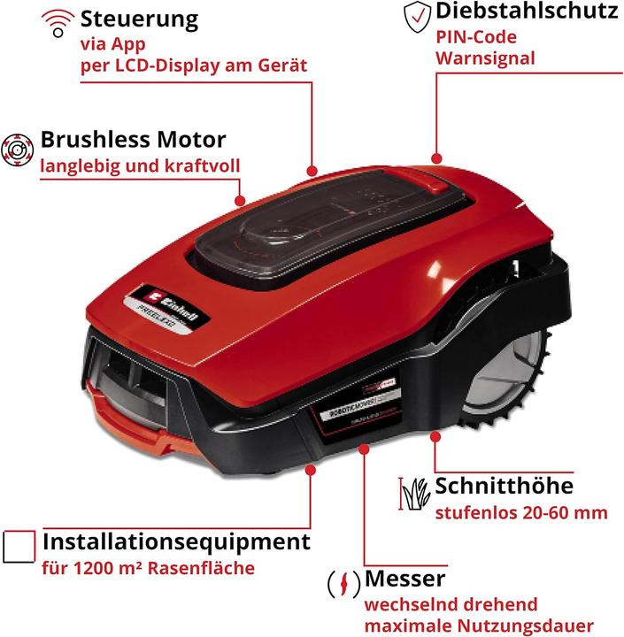 Immagine prodotto Einhell Freelexo 1200 LCD BT (1200 m²)