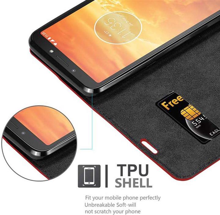 Productafbeelding Cadorabo Boek Onzichtbare Magneethoes (Motorola Moto E5 Play)