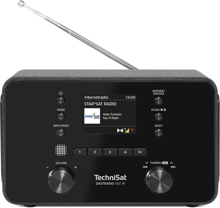 Produktbild TechniSat DigitRadio 550 IR (UKW, DAB+, Internetradio, WLAN, UNDOK)