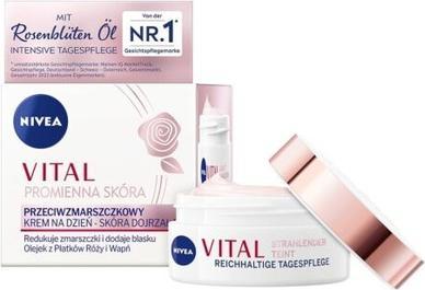 Produktbild NIVEA Vital Anti-Age Tagespflege strahlender Teint Topf 50 ml (50 ml, Tagescreme)