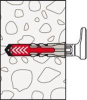Actual product image Fischer Fisc EasyHook Angle DuoPower 8x40 (25 pcs.)