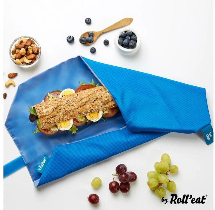 Actual product image Roll'Eat Lunch Bag BocnRoll Active Blue